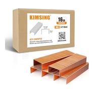 KIMSING 16 Gauge 18 mm Length Carton Closing Staples, 2000 PCS/Box, 34,7 mm Crown, for Cardboard Box Closing (3518 Carton Closing Staples)