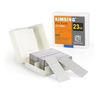 KIMSING P625SS Clavos de acero inoxidable, calibre 23 9.000 piezas/caja, 25mm de longitud sin cabeza para clavadoras neumáticas y clavadoras neumáticas