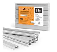 Kimsing SC7 - Grapas de corona en C de calibre 15 de 3/4", anillos en C, aros de cerca, grapas de alambre, sujetadores para pistola de anillo C,1000 unidades por paquete