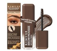 KIMUSE Fluffy Brow Mousse,Gel de Cejas Tinte Voluminizador, Maquillaje para cejas en Espuma Impermeable y de Larga Duración, Tinte de Cejas Fácil de Usar para un Aspecto Natural