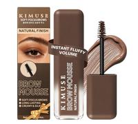 KIMUSE Fluffy Brow Mousse,Gel de Cejas Tinte Voluminizador, Maquillaje para cejas en Espuma Impermeable y de Larga Duración, Tinte de Cejas Fácil de Usar para un Aspecto Natural