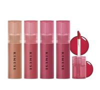 KIMUSE Gleamy Gloss Lip Stain Set, Resplandor Brillo de Labios de larga duración, Tinte de labios de color vivo con acabado hidratante sin peso y no pegajoso
