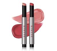 KIMUSE Juicy & Glowy Lip Balm Duo, lip plumper, Bálsamo labial con color, tinte labial hidratante, Bálsamo Labial Brillante Hidratante, Vegan
