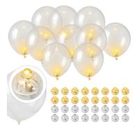 Kimuwote 60 unidades de mini luces LED para globos de color blanco cálido, para farolillos de papel, bodas, Navidad, fiestas, cumpleaños