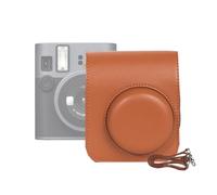 Kimyoaee Funda de transporte para cámara instantánea Fujifilm Instax Mini 41, funda de piel con correa de hombro extraíble