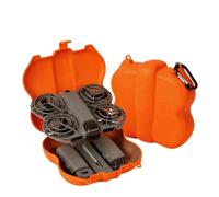 Kimyoaee Funda de transporte para DJI Neo 2 Mini cámara Drone, hélices, baterías, protector de cardán, accesorios de viaje, impermeable, a prueba de golpes, carcasa dura, Orange