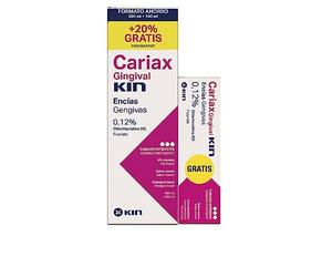 KIN CARIAX GINGIVAL enjuague bucal 500 ml + 100 ml, Menta, Prevención de la gingivitis, enjuague bucal, Para la prevención de la gingivitis