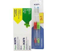 Kin Fluorkin Anticaries Menta + Cepillo Pack