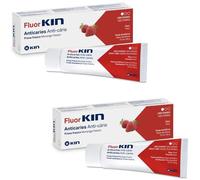 Kin Fluorkin Anticaries Pasta Dentífrica Fresa 2x75 ml