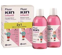 KIN FluorKIN Infantil Enjuague 500 ml 2X1