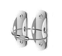 Kin - Juego de correas de seguridad para muebles, resistentes y resistentes a los niños, con soporte de seguridad para cajones, conector de pared, asegura muebles a los cinturones de pared para la