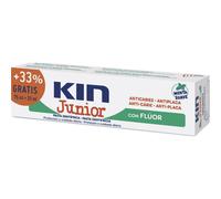 Kin Junior pasta dentífrica menta suave 75 ml+25 ml