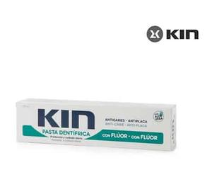 Kin Pasta Dentífrica Con Flúor 125 ML - Antiplaca, Anticaries, Cuida las Encías