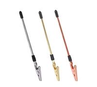 KINBOM 3 Piezas Ayudantes Pulseras, Pulseras Clips Joyería Herramientas para Sujetar y Enganchar Collar de Pulsera de Reloj (Oro, Plata y Oro Rosa)