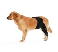 KINBOM Protector de Rodilla para Perros, Soporte para Patas Traseras de Perro Soporte para ACL para Perros Soporte para Rodillas para Perros para Patas Traseras para Perros (Negro, Talla L)