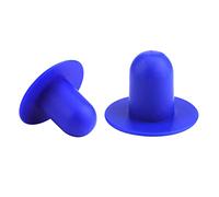 KINBOM Tapón de Piscina, Compatible con y Bestway, Tapón de Tapón de Orificio de Colador de Bomba de Filtro Tapón de Goma para Piscinas sobre el Suelo (2 Piezas, Azul)
