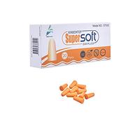 Kinbontop - 20 pares de tapones de espuma suave para los oídos, SNR de 38 dB, reducción del ruido, protección auditiva, color naranja