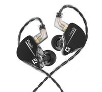 KINBOOFI KBEAR Flash Dual Drviers - Auriculares intraurales híbridos con cable, monitor intrauditivo ligero con cancelación de ruido y cable desmontable de 2 pines para música y deportes
