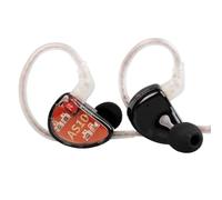 KINBOOFI KZ AS10 IEM 5 - Auriculares de Conductor de Armadura equilibrada, estéreo HiFi KZ en el oído Monitor Auriculares para músico con Cable Desmontable de 2 Pines