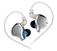KINBOOFI KZ ZS10 Pro - Auriculares con Monitor de oído, Auriculares in Ear Monitor KZ HiFi con 4 armaduras equilibradas y 1 Controladores dinámicos para músico de batería (Azul sin micrófono)…