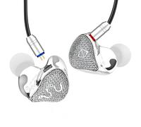 KINBOOFI SPA-SG - Auriculares intraurales con cable para monitor de oído, 10 mm, diafragma compuesto de poliuretano, imán interior, DD, HiFi, auriculares con cable Jack de 3,5 mm IEM para músicos
