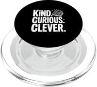 Kind Curious Clever Mindset - Cita Motivacional PopSockets PopGrip para MagSafe