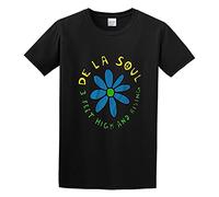 Kind De La Soul 3 Feet High and Rising Promo Hip Hop Native Tongu Men's T-Shirt Unisex Black Cotton Print tee Shirts L