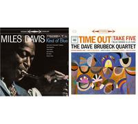 Kind Of Blue - Time Out - Miles Davis And Dave Brubeck Greatest Hits - Jazz Milestones - 2 Album Bundling