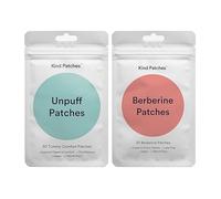 Kind Patches | Parches de berberina y Unpuff | Paquete de limpieza | Comodidad digestiva para un estilo de vida equilibrado | Berberina, vitamina B, diente de león, jengibre | 60 parches, suministro