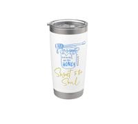 Kind Words Are Like Honey Sweet To The Soul Christian Prayer Vaso térmico de acero inoxidable de doble pared