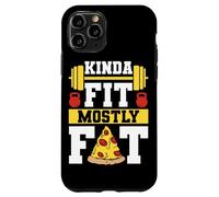 Kinda Fit Mostly Fat Funny Gym Design Carcasa para iPhone 11 Pro