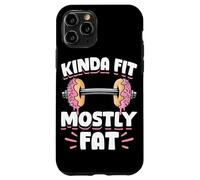 Kinda Fit Mostly Fat Funny Gym Design Carcasa para iPhone 11 Pro