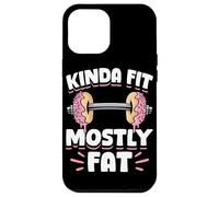 Kinda Fit Mostly Fat Funny Gym Design Carcasa para iPhone 12 Pro MAX