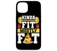 Kinda Fit Mostly Fat Funny Gym Design Carcasa para iPhone 13