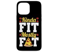 Kinda Fit Mostly Fat Funny Gym Design Carcasa para iPhone 13 Pro MAX