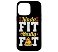 Kinda Fit Mostly Fat Funny Gym Design Carcasa para iPhone 14 Pro MAX
