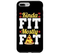 Kinda Fit Mostly Fat Funny Gym Design Carcasa para iPhone 7 Plus/8 Plus