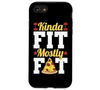 Kinda Fit Mostly Fat Funny Gym Design Carcasa para iPhone SE (2020) / 7/8