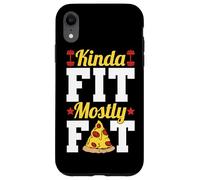 Kinda Fit Mostly Fat Funny Gym Design Carcasa para iPhone XR