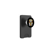 Kinda Fit Mostly Fat Funny Gym Design PopSockets PopWallet para MagSafe