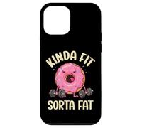 Kinda Fit Sorta Fat Donut Funny Gym Levantamiento de Pesas Entrenamiento Carcasa para iPhone 12 Mini