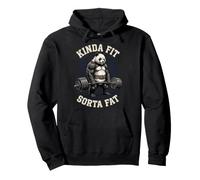 Kinda Fit Sorta Fat Gordo Oso Sudadera con Capucha