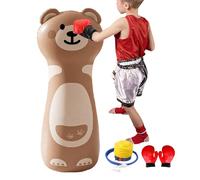 Kinder Box-Set Aufblasbar Boxsac | BasisbefüllungIedlicher Cartoon Stabiler, Kraftabsorption Robuster Kinder Box-Set, Boxsack Trainingsausrüstung, Für Mädchen Jugendliche Tochter