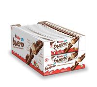 Kinder Bueno Chocolate con leche y crema de avellanas1caja de 30*43g,total 60 barras de chocolate Kinder Bueno White ,Caja de 30 unidades,60 Barritas de Chocolate Blanco