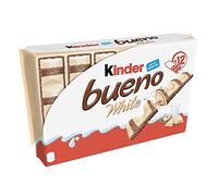 KINDER Bueno White leche y avellana - El paquete de 12x2 barras.