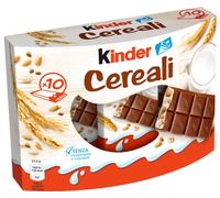 KINDER Country - 10 barras de chocolate y cereales 10 x 23,5 g, paquete de 235 g.