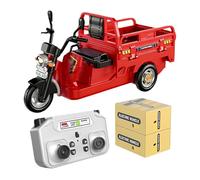 Kinder Fernbedienungsauto - Dreirad Drift Truck Mit Licht Sound | 24GHz Steuerung Spielzeugfahrzeug | Stunt Fahrzeug Für Innenräume Fliesenböden | Aluminiumlegierung ABS Konstruktion | Geburtsta