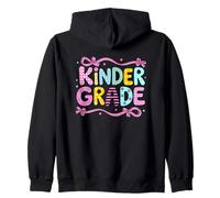 Kinder Grade Colores Divertidos Bonitos Patrones Sudadera con Capucha