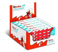 Kinder Maxi Riegel Barra de Chocolate con Leche - 21 g, Paquete de 36