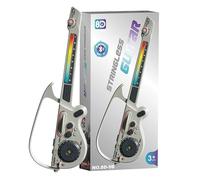 Kinder Musikspielzeug E-Gitarre - 70 cm Faltbare Drahtlose Gitarre Ohne Saiten | Bunte, USB-Aufladung, ABS Material - Kreatives Instrument Für , Mädchen Und Jugendliche AB 7 Jahren